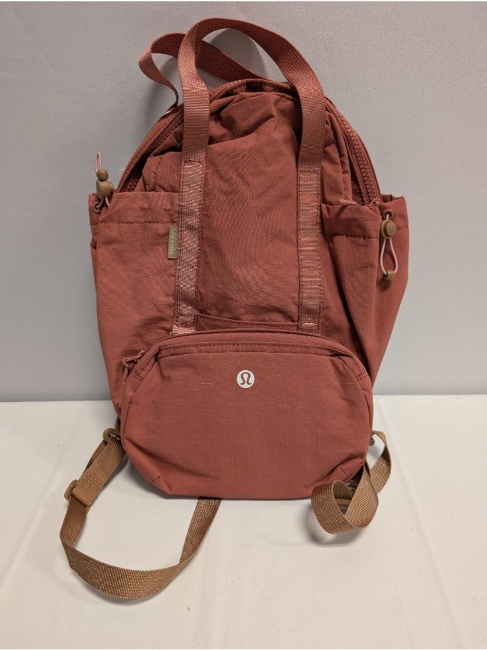 LULULEMON Pack and Go Multi Wear Backpack Spiced Chi NWT - Picture 1 of 6